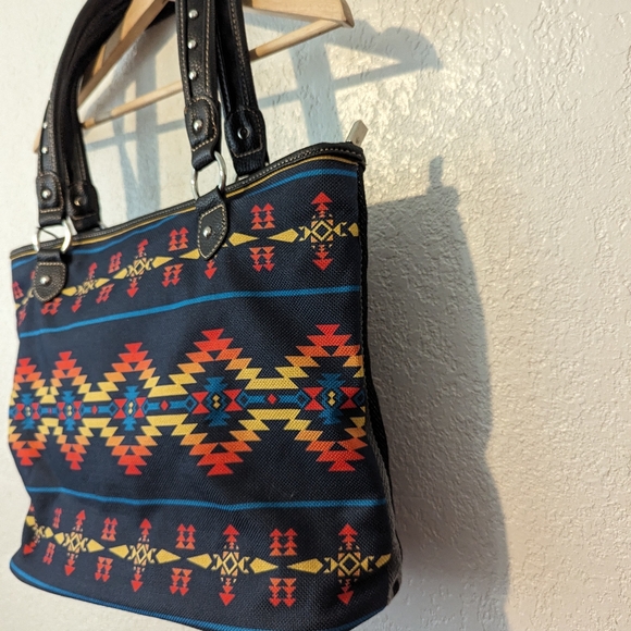 Montana West Aztec tote purse bag - Picture 4 of 7